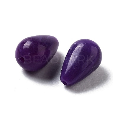Opaque Acrylic Beads OACR-Q196-04B-1