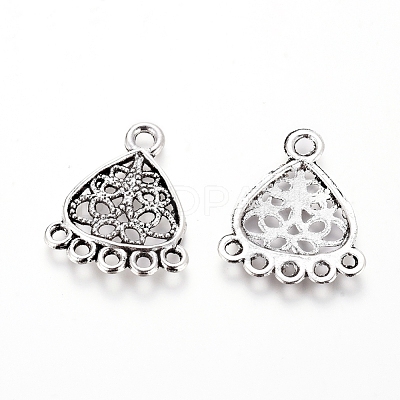 Tibetan Style Alloy Chandelier Components TIBE-G019-03AS-1