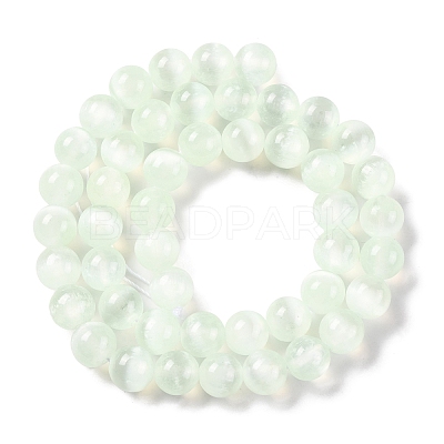 Natural Selenite Beads Strands G-C142-01A-06-1