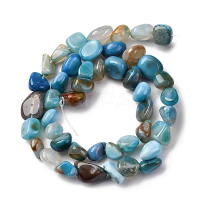 Natural Agate Beads Strands G-RM241227-03-1