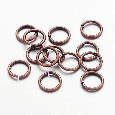 Brass Open Jump Rings JRC8MM-R-1