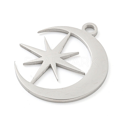Non-Tarnish 304 Stainless Steel Pendants STAS-B056-26P-04-1