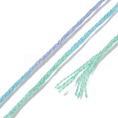 10 Skeins 6-Ply Polyester Embroidery Floss OCOR-K006-A30-1