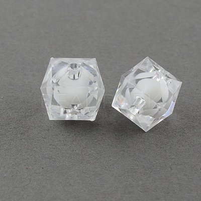 Transparent Acrylic Beads TACR-S112-14mm-01-1