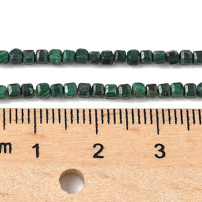 Natural Malachite Beads Strands G-D306-B01-2x2mm-1