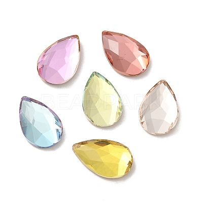Glass Rhinestone Cabochons RGLA-P037-15A-D-1