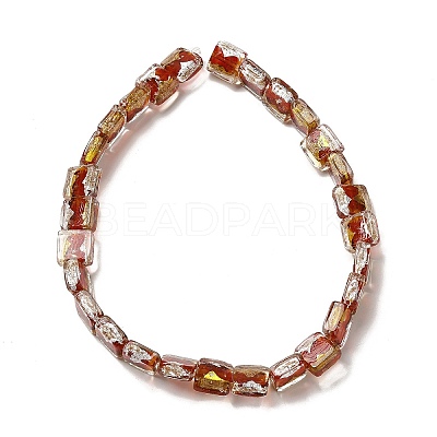 Handmade Gold Foil and Silver Foil Lampwork Beads FOIL-C001-01B-02-1