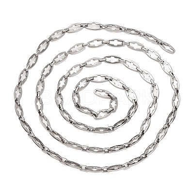 304 Stainless Steel Hollow Cross Link Chains CHS-S012-23P-1
