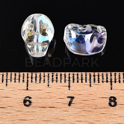 Electroplate Glass Beads Strands EGLA-T021-09A-1