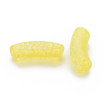 Transparent Crackle Acrylic Beads CACR-S009-001B-N85-1