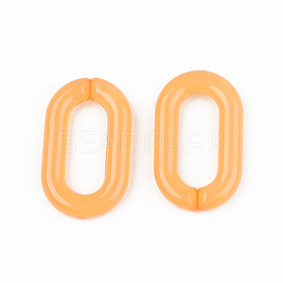 Imitation Jelly Acrylic Linking Rings OACR-T024-02-E01-1