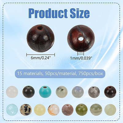 Natural & Synthetic Gemstone Beads G-NB0001-65-1