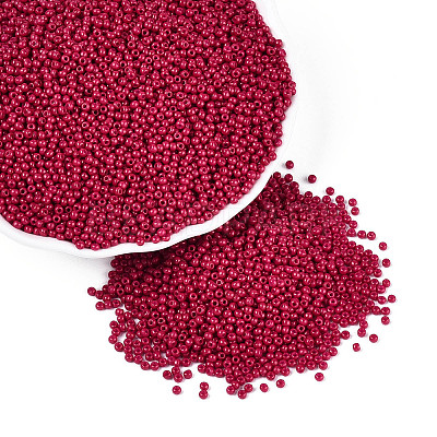 12/0 Grade A Baking Paint Glass Seed Spacer Beads X-SEED-Q009-FJX32-1