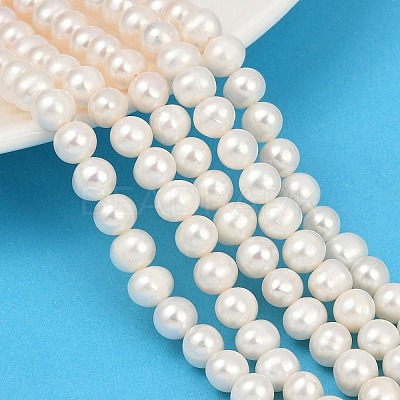 Natural Cultured Freshwater Pearl Beads Strands PEAR-I007-07X-03A-1