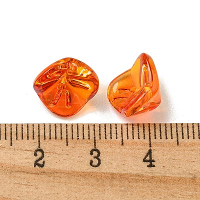 Electroplated Glass Beads GLAA-G119-01B-1
