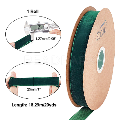 Velvet Ribbon SRIB-WH0006-18Q-1