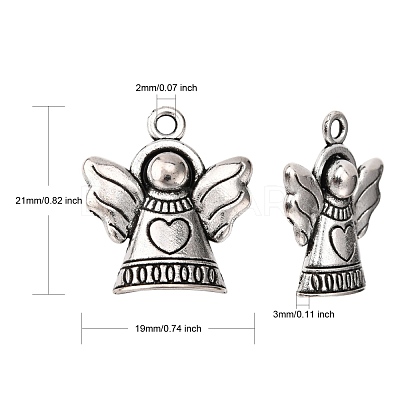 Tibetan Style Pendants X-TIBEB-A11978-AS-FF-1