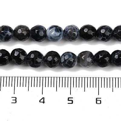 Natural Fire Crackle Agate Beads Strands G-C082-A01-29-1