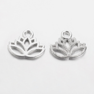 Tibetan Style Alloy Charms TIBEP-36884-AS-RS-1