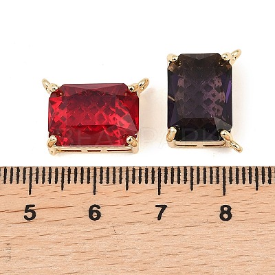 Brass Glass Pendants KK-H257-12G-1