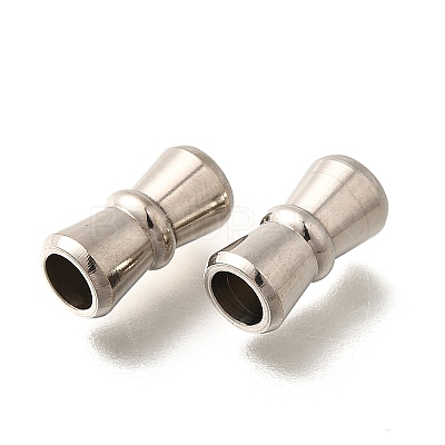 201 Stainless Steel Beads STAS-P381-01B-P-1