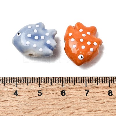 Handmade Porcelain Beads X-PORC-K010-06-1