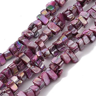 Natural Freshwater Shell Beads Strands BSHE-H018-07F-1