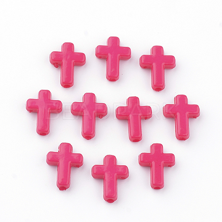 Opaque Acrylic Beads SACR-436-C05-1