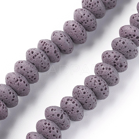 Natural Lava Rock Beads Strands G-F671-01A-15-1