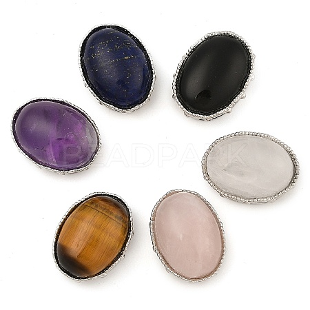 Natural Mixed Gemstone Multi-Strand Links KK-M304-03P-1