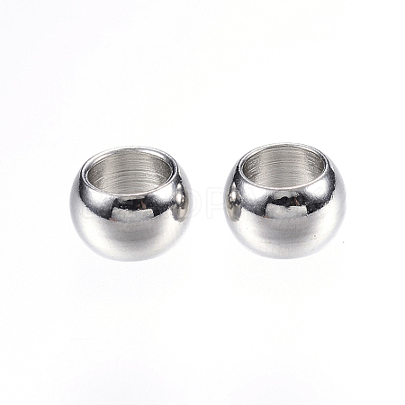 Tarnish Resistant 201 Stainless Steel Beads X-STAS-D448-065P-1