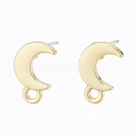 Alloy Stud Earring Findings PALLOY-T064-77LG-RS-1