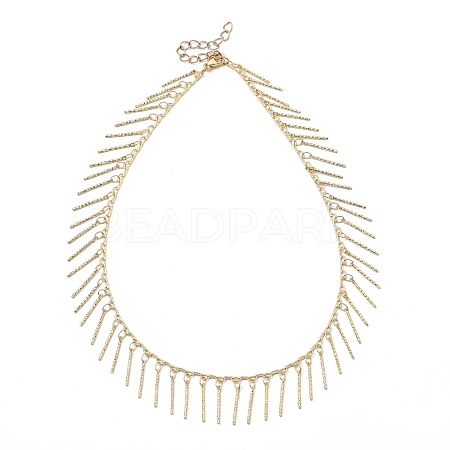 Brass Cable Chain Necklaces NJEW-JN03069-1