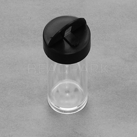 Plastic Bead Containers With Black Lid X-CON-S040-1