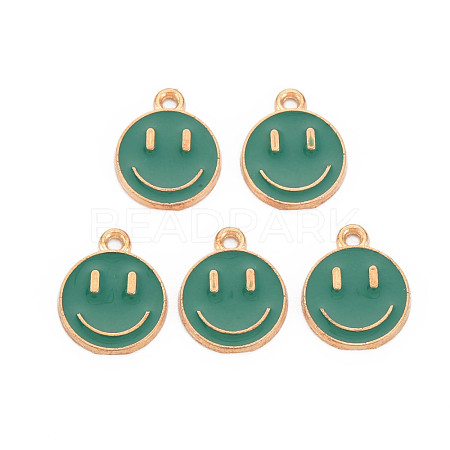 Alloy Enamel Charms ENAM-S121-165J-RS-1