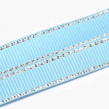 Polyester Grosgrain Ribbons for Gift Packing SRIB-L022-006-308-1