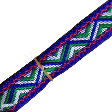 7M Ethnic Style Polyester Jacquard Triangle Ribbon PW-WG96346-14-1