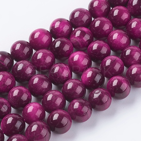 Natural Tiger Eye Beads Strands X-G-G544-8mm-02-1