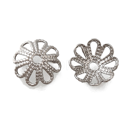 304 Stainless Steel Bead Caps STAS-B087-10A-P-1