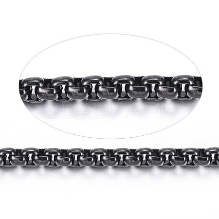 3.28 Feet 304 Stainless Steel Venetian Chains X-CHS-H007-02B-1