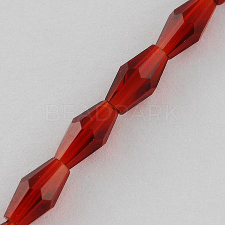 Glass Beads Strands GLAA-R026-8x4mm-08-1