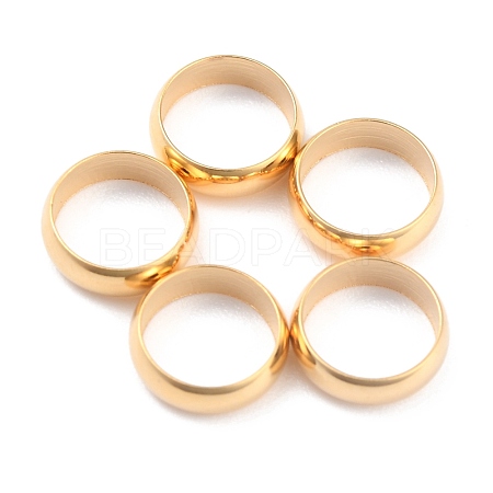 Rack Plating Brass Spacer Beads KK-O139-16G-G-1