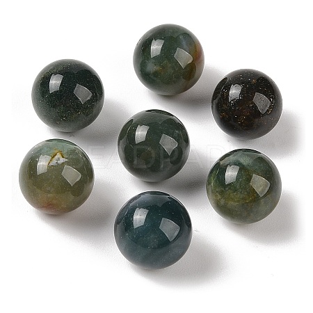Natural Indian Agate No Hole Sphere Beads G-K353-04C-09-1