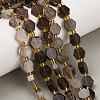 Natural Smoky Quartz Beads Strands G-F833-B07-01-1