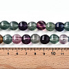 Natural Colorful Fluorite Beads Strands G-T139-55-5