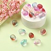 20Pcs 5 Colors Two Tone Transparent Spray Painted Glass Charms GLAA-YW0001-92-5