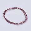 Electroplate Glass Beads Strands GLAA-F078-FP08-2