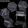 1 Set Acrylic Earring Display Stands EDIS-CP0001-14D-6