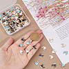 DICOSMETIC 150Pcs 3 Colors Alloy Enamel Charms ENAM-DC0001-59-3