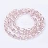 Electroplate Glass Beads Strands X-EGLA-D015-15x10mm-23-1